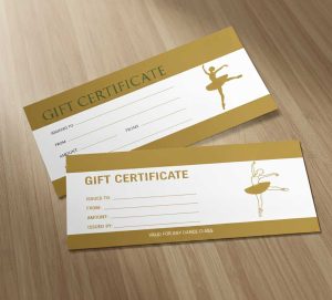 Gift Certificate Promo